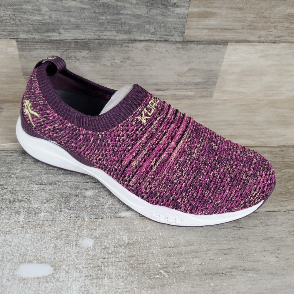 KURU Stride Womens Shoes Sz 6.5 Walking Plum Purple Confetti Sneakers